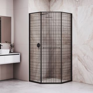 Душевой уголок RGW SV-82B "R" 33328299-244R 90x90 см чёрный